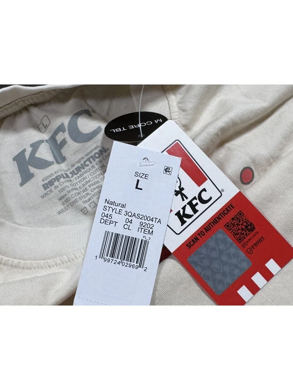 Kentucky Fried Chicken KFC Short Sleeve Graphic T-Shirt Men's L NWT